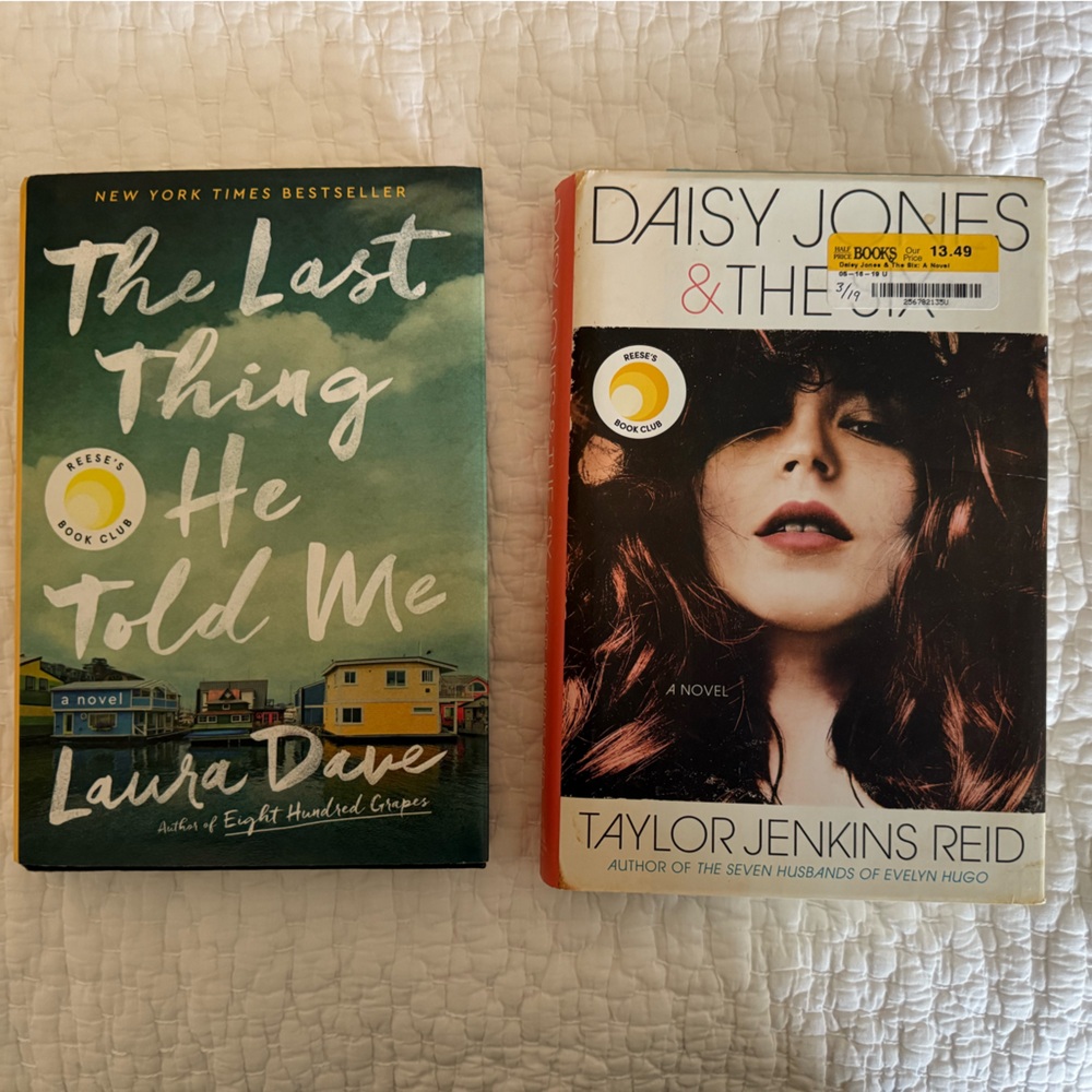 Reese’s Book Club Hardcover Bundle – Daisy Jones + Last Thing He Told Me